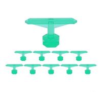 SageFurned 10 lengüetas de extracción de abolladuras sin pintura para herramientas de reparación de coches, diseño hexagonal, para líneas de bordes y abolladuras, color azul