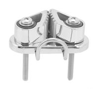 SageFurned 316 Cam Cleat - Abrazadera de acero inoxidable para cordeles de 3-12 mm, con alta fuerza de sujeción, resistente a la corrosión para yates Dinghy Sport