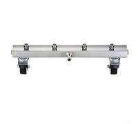 SageFurned 4000 PSI Arandela de chasis de coche de acero inoxidable Limpiador de agua de alta presión con ruedas Conexión rápida para limpieza del tren de aterrizaje del vehículo