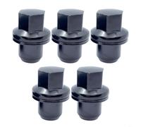 SageFurned 5 tuercas de rueda para M14 x 1,5, 22 mm, hexagonal, acero, negro, repuesto para Range Rover Sport Discovery 3 4 L322 2004-2014