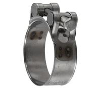 SageFurned Abrazaderas de manguera de acero inoxidable 304, abrazadera de perno articulada con rango de sujeción de 52-73 mm, flexible para tuberías y cables, 1 unidad