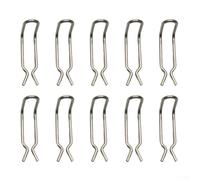 SageFurned Abrazaderas de resorte de manguera de lavado a presión 50372210 para Karcher K3 K4 K5 K6 modelos 304 piezas de repuesto de clip de acero inoxidable (paquete de 10)