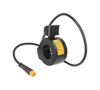 SageFurned Acelerador de pulgar 130X para scooter eléctrico, acelerador de cabeza impermeable M8 con cable de 41 cm, diseño de plástico resistente al desgaste para montaje en manillar izquierdo o