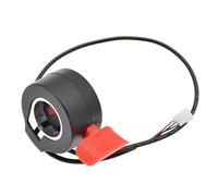 SageFurned Acelerador de pulgar eléctrico con sensor Hall, 5 V CC para modelos Xiaomi, negro/rojo, cable de 400 mm