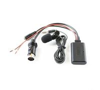 SageFurned Adaptador de audio inalámbrico para Kenwood RC-553 CA-C2AX KCA-iP500 CA-C1AX 13 pines conector cable con micrófono manos libres AUX in