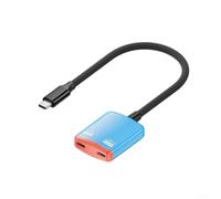 SageFurned Adaptador de gafas USB C a AR, 8 K @ 60 Hz, HD (rojo y azul) | Salida de vídeo 8K@60Hz, representación AR cristalina, alta frecuencia de actualización, experiencia visual inmersiva
