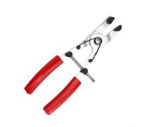 SageFurned Alicates de pistón de freno ajustables para reparación de motocicletas, rango de 16,5 a 40 mm, mordazas estriadas para proteger la superficie, con resorte y (HT299-02 rojo)