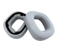 SageFurned Almohadillas de repuesto para Corsair HS80 RGB inalámbricas, suaves para terciopelo y espuma viscoelástica para auriculares de videojuegos, transpirables y aislantes de ruido, negro, gris