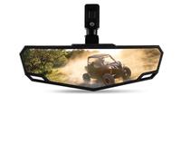 SageFurned ATV Espejo retrovisor central ajustable de 1,5 a 2 pulgadas para tubos redondos apto para Polaris RZR Wildcat Can-Am Pioneer CFMOTO Mule resistente