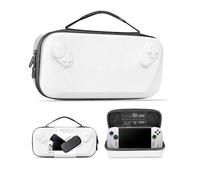 SageFurned Bolsa de transporte de EVA para ROG Ally X y Xbox Ally, robusta funda de viaje con compartimento interior para consolas y cables, compacta y ligera, color blanco, 317 x 156 x 91 mm