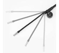 SageFurned Bomba de bicicleta de alta presión, 300 PSI, para amortiguador, horquilla de suspensión, neumáticos de aluminio con manómetros, válvula AV y PV, color negro