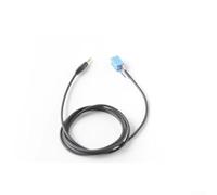 SageFurned Cable de entrada AUX de 8 pines a jack de 3,5 mm para Fiat Ducato 2011 hasta 2013, adaptador de radio de coche para mini ISO, 150 cm