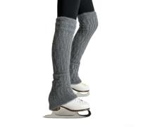 SageFurned Calentadores de Piernas Patinaje Forro para polar 45cm Suaves(gray)