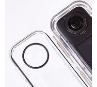 SageFurned Carcasa submarina para Insta360 X4, 40 m, resistente al agua de vidrio templado, carcasa protectora resistente a los golpes para grabación HD, diseño transparente 15 x 6 x 2 cm