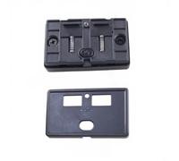 SageFurned Cargador doble USB empotrable 12 V-24 V con interruptor ON OFF Protección contra salpicaduras para coche marino para caravanas Negro