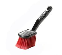 SageFurned Cepillo para llantas de coche con cerdas suaves de 10,2 pulgadas de largo limpiador de ruedas, cepillo para neumáticos radios y lugares de difícil acceso, ergonómico