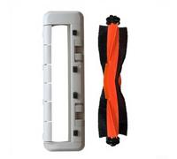 SageFurned Cepillo principal de repuesto con protector para Xiaomi para aspiradora robot Mijia M40 D110CN, goma en forma de V, diseño de nailon, juego de herramientas de depilación eficiente (A)