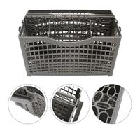 SageFurned Cesta de cubiertos de plástico gris para lavavajillas Bauknecht e Ignis 2 en 1