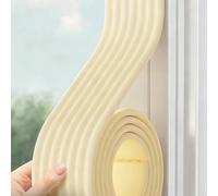 SageFurned Cinta de sellado aislante acústica, autoadhesiva, 7,5 mm de grosor, para puertas y ventanas, paquete de 2 unidades, reducción de ruido