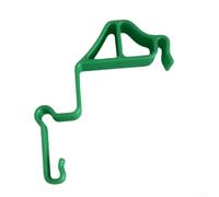 SageFurned Clip de ventilación de basura para control de contenedores al aire libre y mejora del flujo de aire, compatible con cubos de basura con tapas, diseño de plástico verde, 3.15 pulgadas (verde