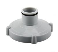 SageFurned Conector adaptador de manguera de piscina de PVC de 80 mm a 32 mm para piscinas Intex, conexión de manguera estable y resistente a fugas (gris)