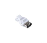 SageFurned Conector USB blanco de metal para BMW para Porsche para Benz para Skoda para Ford Interior Puerto de datos estable Fácil instalación Accesorios