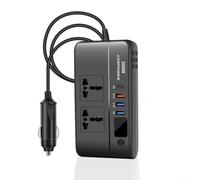 SageFurned Convertidor de voltaje para coche, 150 W CC, 12 V a 110 V CA, convertidor de pantalla LED para coches y camiones (All)