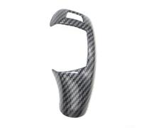 SageFurned Cubierta para pomo de palanca de cambios de coche para BMW Serie 1, Serie 2, Serie 3, F30, Pieza de modificación interior, accesorio ABS con textura de fibra de carbono negra (cubierta de