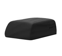 SageFurned Cubierta protectora para aire acondicionado, tela Oxford 420D con hebillas ajustables, resistente a la intemperie para autocaravanas, coches, camiones, color negro