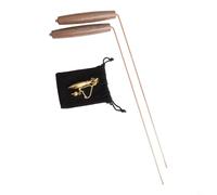 SageFurned Detector de cobre puro Rod 29cm 11.4 pulgadas Herramienta profesional de detección de metales para oro plata hierro alta sensibilidad caza tesoro seguridad inspección ayuda