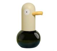 SageFurned Dispensador automático de jabón de espuma de dibujos animados, desinfectante de manos de inducción sin contacto de 400 ml con IPX4 impermeable, dispensador de sensor recargable por USB para