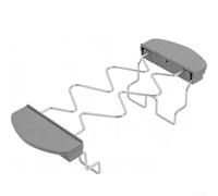 SageFurned Estante para tostadas de pan de acero inoxidable de 26 cm, rejilla de calentamiento y enfriamiento, soporte estable para cocina, hogar, camping, al aire libre, apto para lavavajillas (ondas