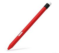 SageFurned Estuche de diseño clásico para Samsung Tab S6 Lite S Pen, agarre cómodo, funda de silicona antideslizante, soporta carga inalámbrica magnética (rojo)