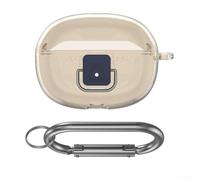 SageFurned Funda protectora de silicona transparente para SHOKZ Open Dots ONE, a prueba de golpes para funda de TPU con protección de botón integrada, piel suave transparente para accesorios de