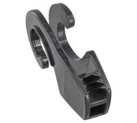 SageFurned Gancho para barra de barco, 25 mm, ajustable rápidamente, para Fender ABS, accesorios robustos (negro)