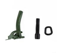 SageFurned Grifo de metal para bidón de 38 cm, con caño de goma y junta, apto para bidón de gasolina de 5 L, 10 L, 20 l, ejército