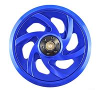 SageFurned Guardabarros para rejilla de radiador de motocicleta de aluminio, giratoria, resistente, apto para motocicletas (azul)