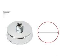 SageFurned Herramienta de filtro de aceite, 1 unidad de 2 pulgadas, para aleación de aluminio resistente, revestimiento antioxidante, uso universal para reparación de automóviles (80-79 mm/15P)