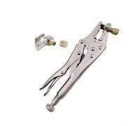 SageFurned Herramienta de recuperación de refrigerante, alicates de perforación para tubo de cobre de 1/4 pulgadas SAE de acero para herramientas de 450 g