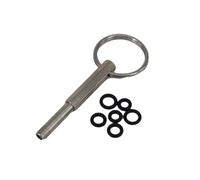 SageFurned Herramienta de reparación de cafetera de acero inoxidable y broca, 61 x 33 x 10 mm, compatible con Jura, Capresso, Krups, AEG, para modelos Franke, Hestro, Siciliana, Toscana, color