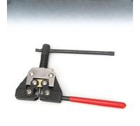 SageFurned Herramienta para trituradora de cadena de motocicleta de acero 45# para 420-530 08B 10B 08A 10A Remaches Exprimidor de Remaches con ayuda de muelle Compacto Negro