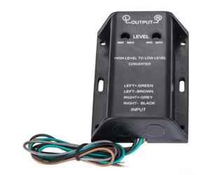 SageFurned High Low Adapter Subwoofer Converter für Auto Radio Endstufe 2 Kanal Chinch Adapter Kabel auf Quadlock Ausgang Verlängerungskabel High-Low