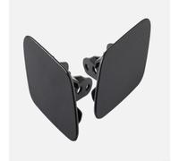 SageFurned Juego de 2 cubiertas de limpieza de faros compatibles con BMW X5 E70 2007-2010 negro ABS tapa de boquilla sustituye 51657199141 51657199142