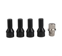 SageFurned Juego de 4 tornillos de llanta de aluminio M14 x 1,25 mm, cónicos, 60 grados, repuesto para BMW para Mini Hatch para cabrio Coupe para roadster (M14 x 1,25)