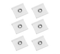 SageFurned Juego de 6 ganchos para toldos de caravana de repuesto para barra de refuerzo de 5, 6 mm y 7 8 mm, para perchas resistentes de plástico con anillo de metal para camping