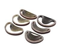 SageFurned Juego de 60 bandas de lijado de 13 x 457 mm, grano 40, 60, 80, 120, 180 y 240, repuesto para BlackDecker Power Files BD280 KA293E óxido de aluminio