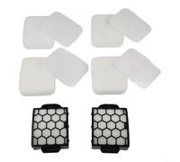 SageFurned Juego de filtros de repuesto lavables para Shark LA401 LA555 LA700 LA300 LA301, 2 filtros principales más 8 prefiltros (4 espuma 4 fieltro), compatible con NAVIGATOR para aspiradora