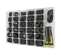 SageFurned Juego de juntas tóricas para aire acondicionado e hidráulica de coche, 4-50 mm, 1540 piezas con 4 herramientas