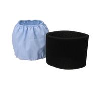 SageFurned Juego de prefiltros finos y gruesos para aspiradora Makita DVC750L, compatible con número de pieza 199827-4, azul y negro