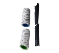 SageFurned Juego de rodillos de microfibra para Kärcher FC5 20550060, lavable, suelos duros, juego de rodillos de piedra, alta absorción de la suciedad, sin pelusas (gris)